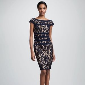 Tadashi Shoji black lace dress